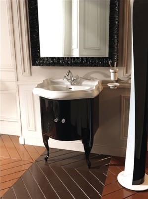 Раковина Kerasan Retro 69 1046 Белая с одним отверстием под смеситель