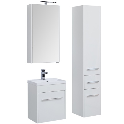 Тумба под раковину Aquanet Августа 50 210023 подвесная Белая