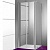 Дверь для душевого уголка Huppe Design Pure 80 510640.087.321 Профиль матовый хром, стекло прозрачное