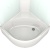 Душевая кабина Domani-Spa Delight 110 high 100x100 DS01D110HWM10 с гидромассажем