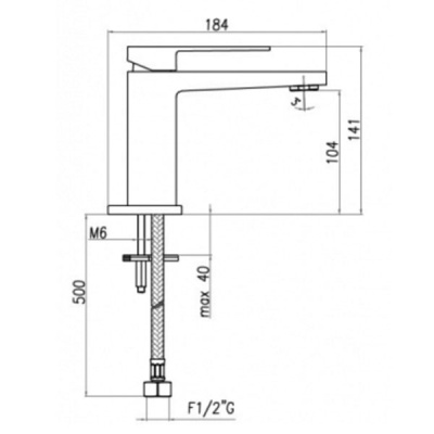 Смеситель для раковины Webert Pegaso PE830102794SSE Золото