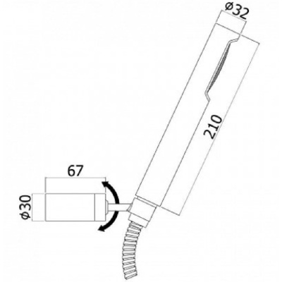 Душевой гарнитур Paffoni Birillo ZDUP036ST Сталь