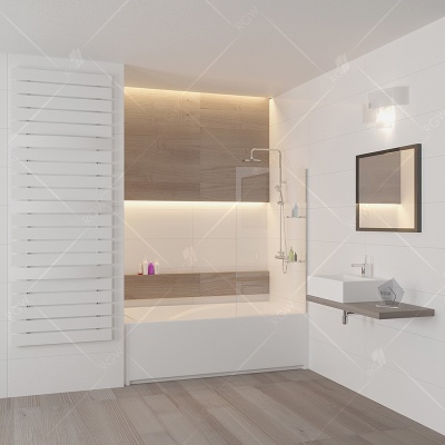 Шторка на ванну RGW Screens SC-53 80x150 профиль Хром стекло прозрачное Шторка на ванну RGW Screens SC-53 80x150 профиль Хром стекло прозрачное