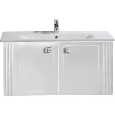 Тумба под раковину BelBagno Atria 100 2A ATRIA-1000-2A-SO-BL подвесная Bianco laccato lucido
