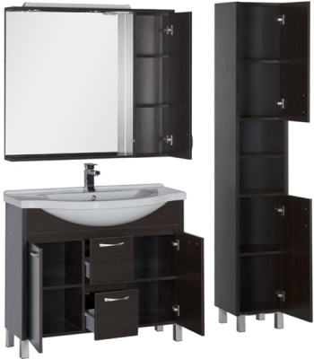 Тумба под раковину Aquanet Донна 100 169183 Венге