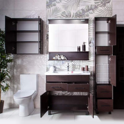 Тумба под раковину Бриклаер Чили 90 Венге