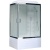Душевая кабина Royal Bath BP 120х80 RB8120BP3-WC-CH-R с гидромассажем стекло матовое задняя стенка Белая
