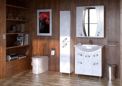 Шкаф пенал Corozo Наина 30 SD-00000339 Белый