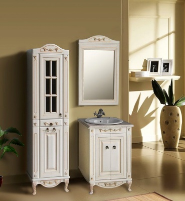 Тумба с раковиной Атолл Верона 65 dorato (золото)