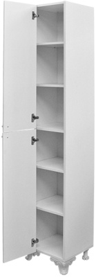 Шкаф пенал Mixline Людвиг 35 L 527484 Патина серебро