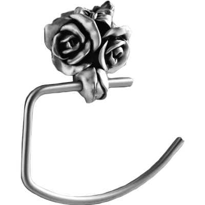Держатель для полотенец Art&Max Rose AM-B-0916-T Серебро
