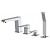 Смеситель для ванны BelBagno Arlie ARL-VIM4-CRM Хром