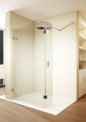 Душевая перегородка Riho Scandic S402 100 GC75200 профиль Хром стекло прозрачное