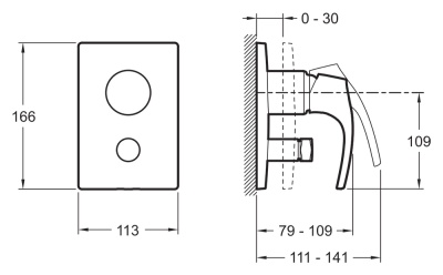 Смеситель для душа Jacob Delafon Symbol E98724-CP Хром Смеситель для душа Jacob Delafon Symbol E98724-CP Хром