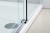 Душевой уголок Black&White Stellar Wind S208-800х1000 прямоугольный профиль Серебристый хром стекло прозрачное