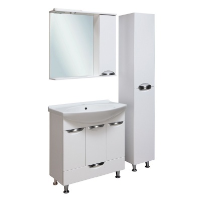 Мебель для ванной Runo Барселона 75 Белая