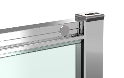 Душевой уголок Timo Altti 608 80x80 ALTTI-608F Foggy Glass профиль Хром стекло матовое