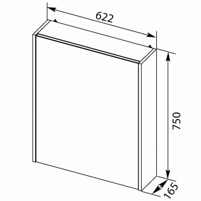 Комплект мебели для ванной Aquanet Остин 65 209013 подвесной Белый глянец