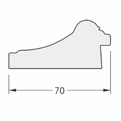 Зеркало Evoform Exclusive-G 153х63 Состаренное золото с плетением