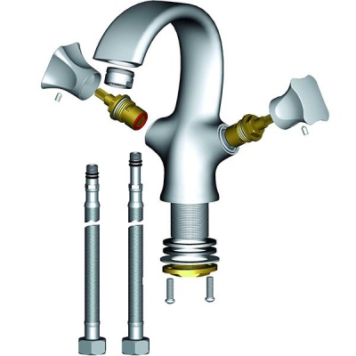 Смеситель для раковины D&K Grimm Hessen DA1382101 Хром