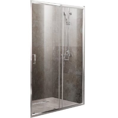 Душевая дверь BelBagno Unique 135х190 профиль Хром стекло прозрачное