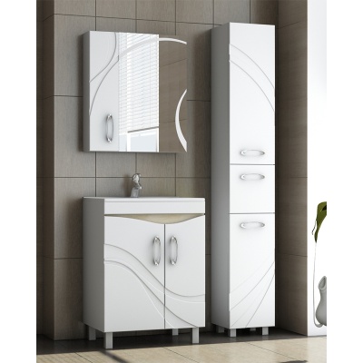 Зеркальный шкаф Vigo Mirella 60 Белый