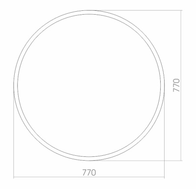 Зеркало Mixline Шарм Манхэттен 77 539793 Металл