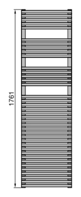 Полотенцесушитель Zehnder Forma Spa LFD-180-060-05 Белый