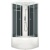 Душевая кабина Domani-Spa Delight 99 High 90x90 DS01D99HWCl00 профиль Белый задние стенки Черный Душевая кабина Domani-Spa Delight 99 High 90x90 DS01D99HWCl00 профиль Белый задние стенки Черный
