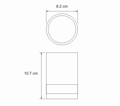 Стакан WasserKRAFT Inn K-4328 Полирезин