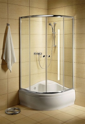 Душевое ограждение Radaway Classic A 1700 90x90 Профиль хром стекло прозрачное
