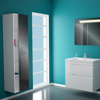 Шкаф пенал Alvaro Banos Armonia 50 подвесной Белый