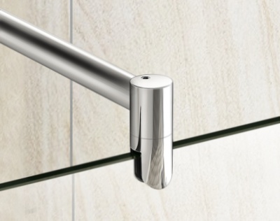 Душевая перегородка WeltWasser WW400 H-2 100 10000001235 кронштейны Хром стекло прозрачное