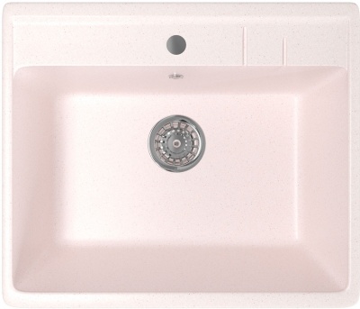 Кухонная мойка Mixline ML-GM15-311 525104 Светло-розовая