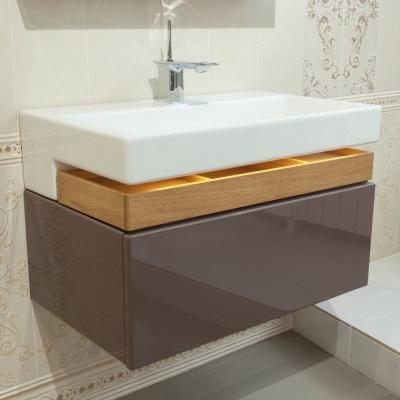 Тумба под раковину Jacob Delafon Terrace 80 EB1186-442 подвесная Серый антрацит