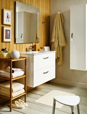 Тумба под раковину Jacob Delafon Ola 61 EB390RU-J5 подвесная Белая глянцевая