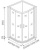 Душевой уголок Good Door Jazze R-100-G-BR 100x100 профиль Бронза стекло Grape