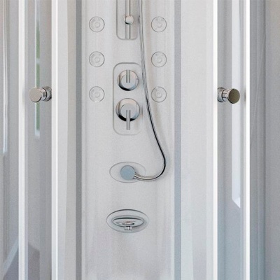 Душевая кабина Radomir Паола 2 Люкс 103x103 1-05-2-0-0-0580 профиль Хром стекло прозрачное