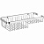 Полка корзина Aquanet 8014 Хром