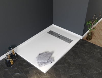 Душевой поддон из искусственного камня Aquanet Delight 160x80 256310 с антискользящим покрытием