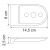 Мыльница WasserKRAFT Kammel K-8369W Белая