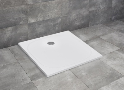 Душевой поддон из искусственного камня Radaway Zantos C 90x90x3,2 Белый