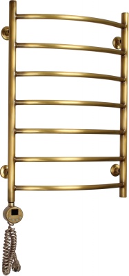 Полотенцесушитель электрический Domoterm Калипсо П7 500*700 АБР E L Античная бронза