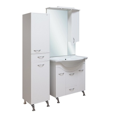 Тумба с раковиной Runo Севилья 85 Белая