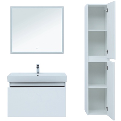 Комплект мебели для ванной Aquanet Nova Lite 90 243233 подвесной Белый
