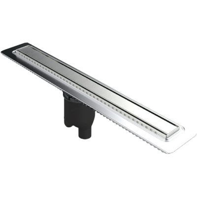 Душевой лоток Berges Wasserhaus B1 Keramik 300 090014 с решеткой Матовый хром