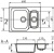 Кухонная мойка Mixline ML-GM21-311 525169 Светло-розовая