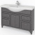 Тумба под раковину Какса-А Патина Классик 120 004489 Серая с черным