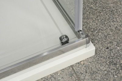 Душевой уголок BelBagno Uno 90x90 UNO-A-2-90-C-Cr профиль Хром стекло прозрачное