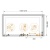 Душевой уголок Cezares Stylus-M AH-1 90x130 профиль Хром стекло прозрачное